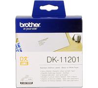 Brother Rouleau d'étiquettes DK-11201 29 x 90 mm papier blanc 400 pc(s) fixation permanente