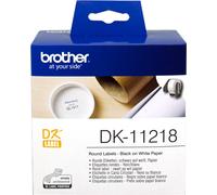 Brother DK-11218 - (24 mm x 24 mm) - Noir sur blanc - Étiquette