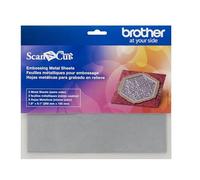 BROTHER Feuilles Métal Embossage Argent 7. 9X6. 1" 2Pc