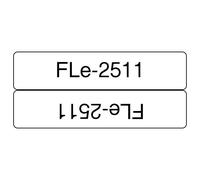 Brother FLE2511 ruban d'étiquette Noir sur blanc