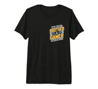 Brother & Gamer I Win at Both Fun Sibling Christmas Gaming T-Shirt Haut de Gamme