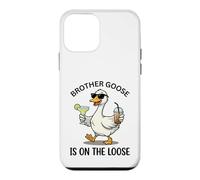Brother Goose est en liberté, Une Ambiance Estivale Amusante avec Un Motif de Canard Coque pour iPhone 12 Mini