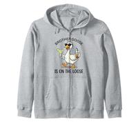 Brother Goose est en liberté, Une Ambiance Estivale Amusante avec Un Motif de Canard Sweat à Capuche