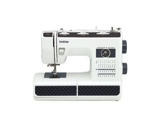 Brother HF37 - Machine à Coudre Électromécanique Semi-Automatique 37 Points 7mm, Vitesse 800 SPM, Enfile Aiguille Auto, Quick-Set, Couverture Incluse