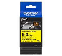 Brother - Ruban d'étiquetage thermorétractable HSe-221E - Noir sur blanc - 9 mm x 1,5 m