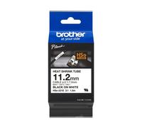 HSe-231E - Noir sur blanc - Rouleau (1,12 cm x 1,5 m) 1 cassette(s) boîte de suspension - ruban thermorétractable - pour P-Touch PT-D800, PT-E300,