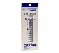 Brother ID1438 - 14 x 38 mm 12 étiquette(s) étiquettes d'identification - pour StampCreator PRO SC-2000, PRO SC-2000USB