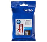 Brother Cartouche d'encre LC3619XLC Cyan – Rendement extra élevé 1 500 pages