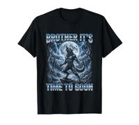 Brother It's Time to Goon Alpha Wolf Bordure Gooner T-Shirt