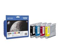Brother LC-1000VALBPDR Cartouche d'encre Noir, Bleu, Rose, Jaune