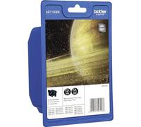 Brother LC1100BKBP2DR cartouche d'encre 2 pièce(s) Original Noir