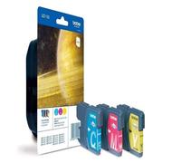 Brother LC-1100C/LC-1100M/LC-1100Y Inkjet Cartridges, Cyan/Magenta/Yellow, Multi