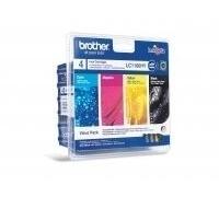 Brother Cartouche d'encre LC-1100HYVALBP 4 couleurs Grande capacité Multipack