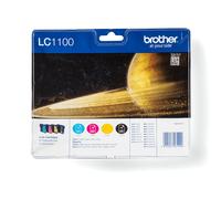 Brother LC-1100VALBP Cartouche d'encre multi pack Bk,C,M,Y 450pg + 3x325pg, 9.5ml+3x7.5ml UE4 pour Brother DCP 185 C/MFC 6490 C