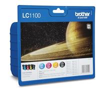 Brother LC-1100VB50PDR Cartouche d'encre Noir, Bleu, Rose, Jaune