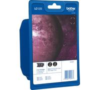 Brother LC1220BKBP2 - Pack de 2 - noir - original - blister - cartouche d'encre - pour Brother DCP-J525, DCP-J725, DCP-J925, MFC-J430, MFC-J625, MFC-J825; MyMio MFC-J825 G