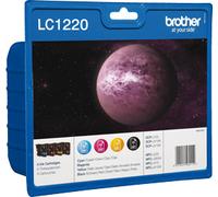 Brother LC-1220VALBP - Cartouche d'encre multipack couleurs, 4 x 300 pages