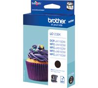 Brother lc123bk - à rendement élevé - noir - original - cartouche d'en