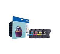Brother LC-123BK/LC-123C/LC-123M/LC-123Y Inkjet Cartridges, Black/Cyan/Magenta/Y