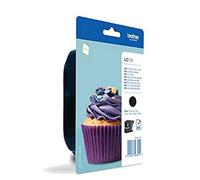 Brother LC123BK - à rendement élevé - noir - original - cartouche d'encre