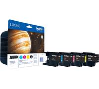 brother LC-1240BK/C/M/Y cartouches d'impression noir, cyan, magenta, jaune, lot de 4