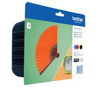 Brother LC-129XLVALBP cartouche d'encre 4 pièces Original Noir, Cyan, Bordeaux, Jaune