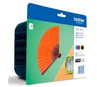 Brother LC-129XLVALBP cartouche d'encre 4 pièce(s) Original Noir, Cyan, Bordeaux, Jaune