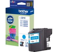 Brother LC-221 Cartouche d'encre Cyan Original LC221C