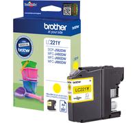 Brother LC221YBP cartouche d'encre 1 pièce(s) Original Jaune
