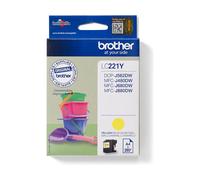 Brother LC221YBP cartouche d'encre 1 pièce(s) Original Jaune