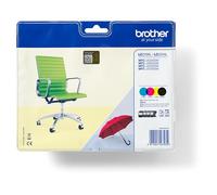 Brother LC229XLVALBPDR cartouche d'encre 4 pièce(s) Original Noir, Cyan, Magenta, Jaune