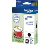 Brother Cartouche LC22UBK – Jet d'encre noir, 2400 pages haute capacité