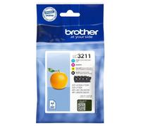 Brother LC-3211VALDR cartouche d'encre Multipack BK,C,M,Y , 200 Pages Iso Cei
