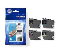 BROTHER, LC-421BK/LC-421C/LC-421M/LC-421Y Inkjet Cartridges, Black/Cyan/Magenta/