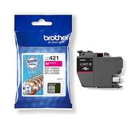 Brother LC-421M Inkjet Cartridge, Magenta, Single Pack, includes 1 x Inkjet Cart