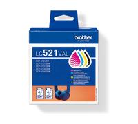 Brother LC-521VAL - 4 couleurs - Cartouche d'encre - Multipack