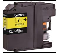 Brother LC-525XLY Cartouche d'Encre Jaune Originale, Pigmentée, Rendement Extra Élevé (1300 pages), Compatibilité DCP-J100/J105/MFC-J200