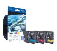 BROTHER LC-985 cartouche d encre cyan, magenta et jaune capacité standard 3 x 260 pages 3-pack blister sans alarme