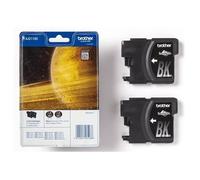 Brother LC1100BKBP2 - Pack de 2 - noir - original - blister - cartouche d'encre