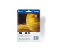Brother lc1100bkbp2 - pack de 2 - noir - original - cartouche d'encre