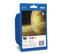 Brother LC1100RBWBP Cartouche d'encre d'origine jaune, cyan, magenta boîtier rigide