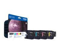 Brother LC1220VALBPDR - Noir, jaune, cyan, magenta - original - blister - cartouche d'encre - pour Brother DCP-J525W, DCP-J725DW, DCP-J925DW, MFC-J825DW; MyMio MFC-J825N