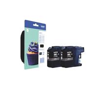 Cartouche d'encre Brother LC-123BKBP2 Noir 2x - Multipack