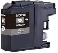 Brother lc123bk - à rendement élevé - noir - original - cartouche d'en