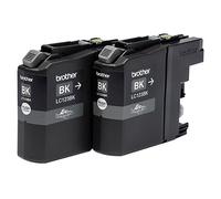 Brother LC123BK - Pack de 2 - à rendement élevé - noir - original - blister avec alarme acoustique / électromagnétique - cartouche d'encre - pour Brother DCP-J100, DCP-J105, DCP-J132W, DCP-J4110DW, DC