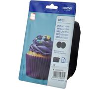 Brother LC123BKBP2DR Multipack Noir(e) Original LC-123