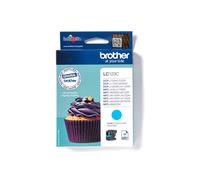 Brother LC123C Cartouche d'encre originale Cyan - Rendement 600 pages - Dimensions 25x90x115mm - Pour imprimantes Brother compatibles