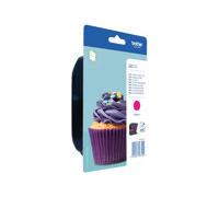 Brother LC123M - à rendement élevé - magenta - original - cartouche d'encre