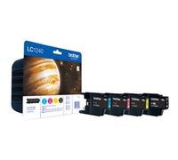 Brother LC1240 Value Pack - Noir, jaune, cyan, magenta - original - blister avec alarme acoustique / électromagnétique - cartouche d'encre - pour Brother DCP-J525W, DCP-J725DW, DCP-J925DW, MFC-J825DW
