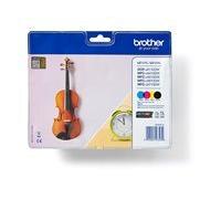 Brother LC127XL Value Pack - pack de 4 - haute capacité - noir, jaune, cyan, magenta - original - cartouche d'encre